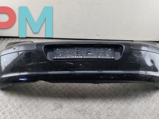 бампер задний Peugeot 307 1 поколение [рестайлинг] 2005, чёрный, хетчбэк 5 дв.