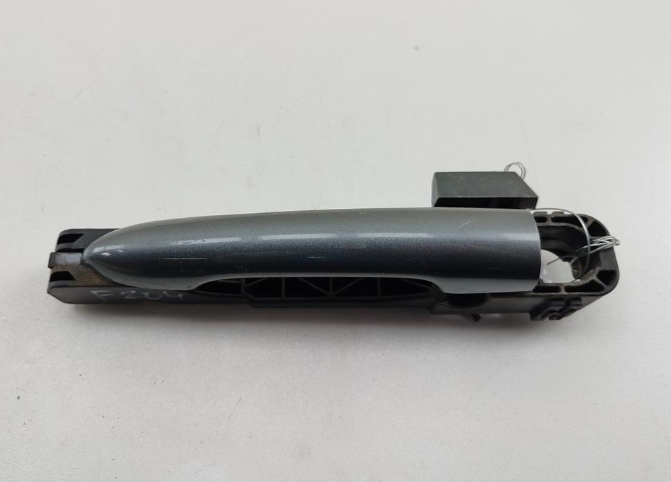 ручка наружная передняя левая Nissan Primera P12 2002, 1.8 л., бензин, МКПП, серый, седан, 80611AV600