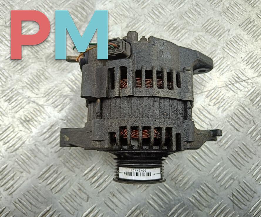 генератор Nissan Primera P12 2002, 1.8 л., бензин, МКПП, серый, седан, 23100AU000 - фото №1