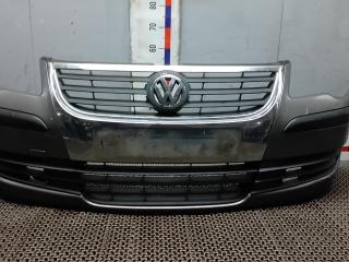 бампер передний Volkswagen Touran 1 поколение [рестайлинг] 2007, 1.4 л., бензин, МКПП, минивэн