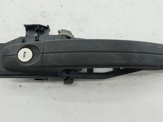 ручка наружная передняя левая Ford Focus 2 поколение 2006, 1.6 л., i, бензин, МКПП, красный, универсал