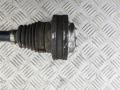 полуось передняя левая (приводной вал, ШРУС) Volkswagen Passat B6 2006, 2.0 л., дизель, МКПП, чёрный, универсал - фото №2