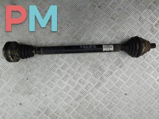 полуось передняя правая (приводной вал, ШРУС) Volkswagen Passat B6 2006, 2.0 л., дизель, МКПП, чёрный, универсал, 1K0407272EN