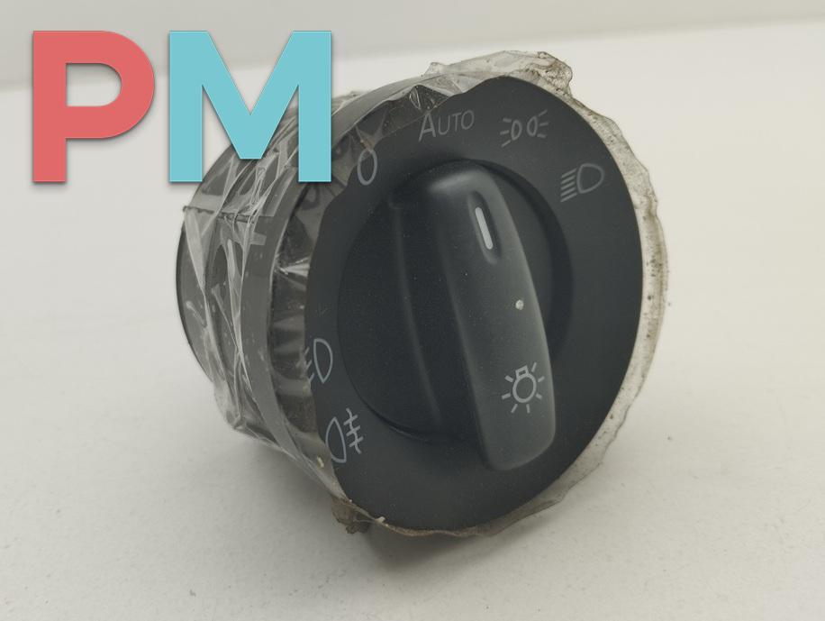 переключатель света Volkswagen Passat B6 2009, 1.4 л., бензин, МКПП, чёрный, универсал, 1K0941431BN - фото №1