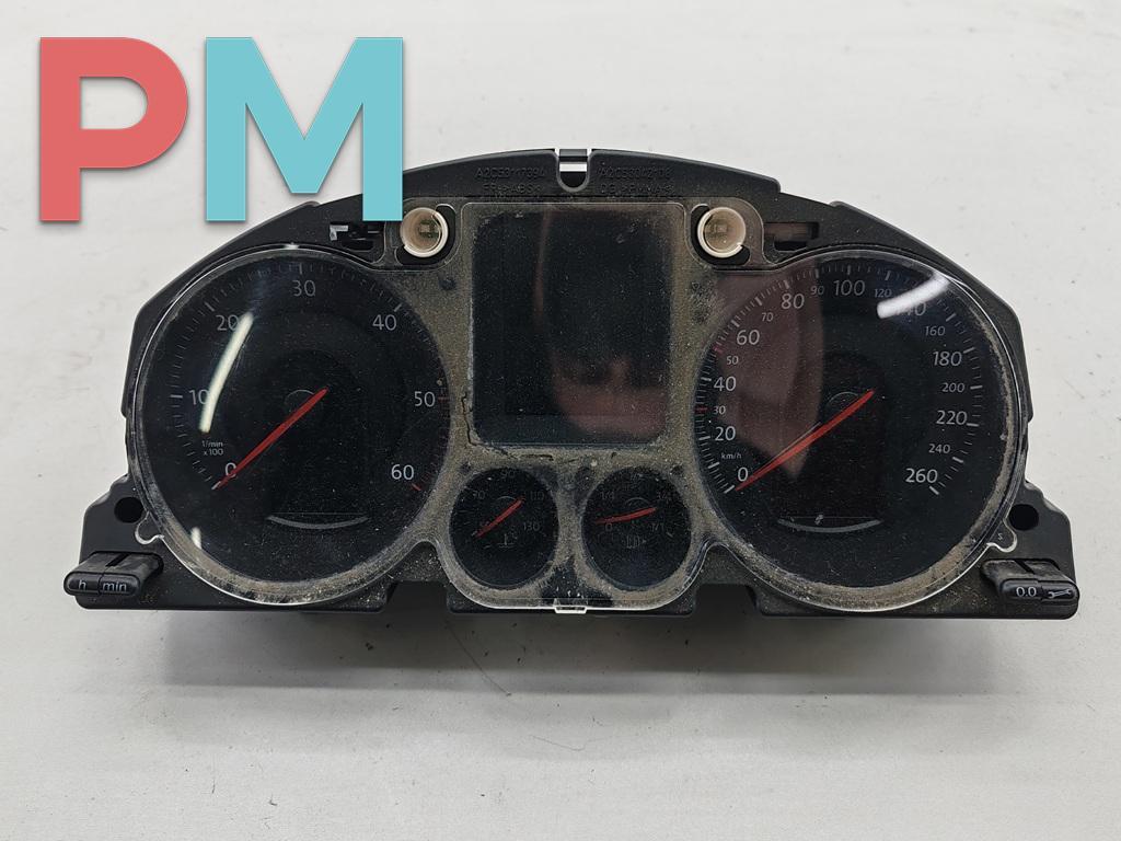 приборная панель Volkswagen Passat B6 2006, 2.0 л., дизель, МКПП, чёрный, универсал, 3C0920871 - фото №1