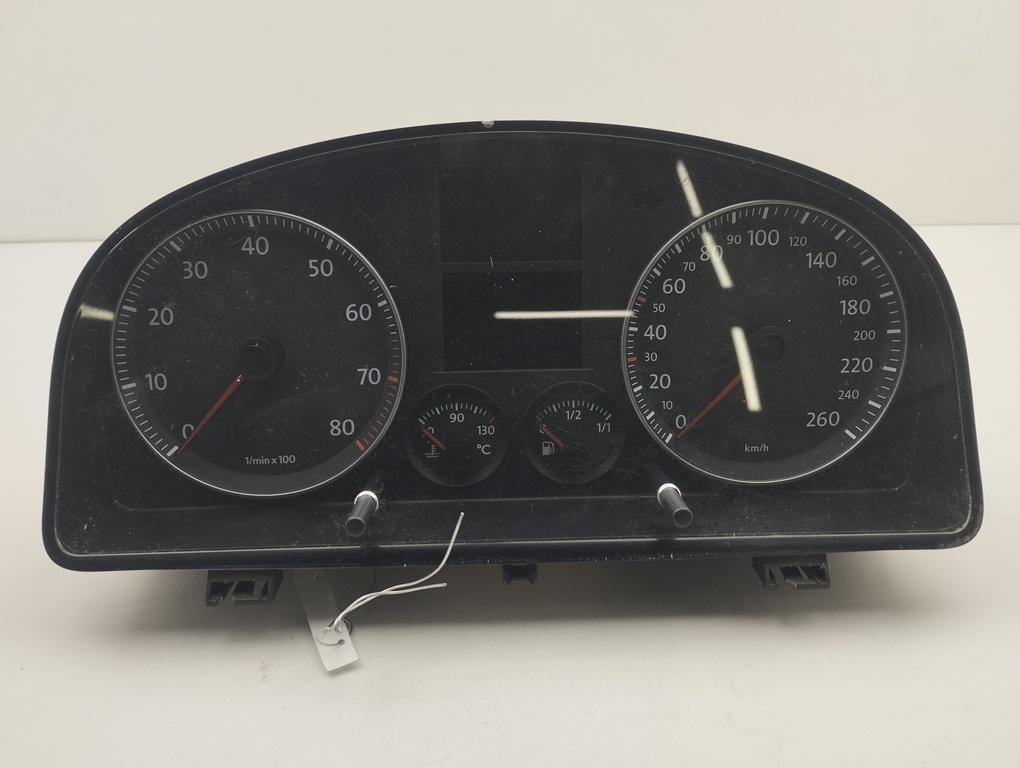 приборная панель Volkswagen Touran 1 поколение 2003, 1.6 л., бензин, МКПП, серый, минивэн, 1T0920850BX - фото №1