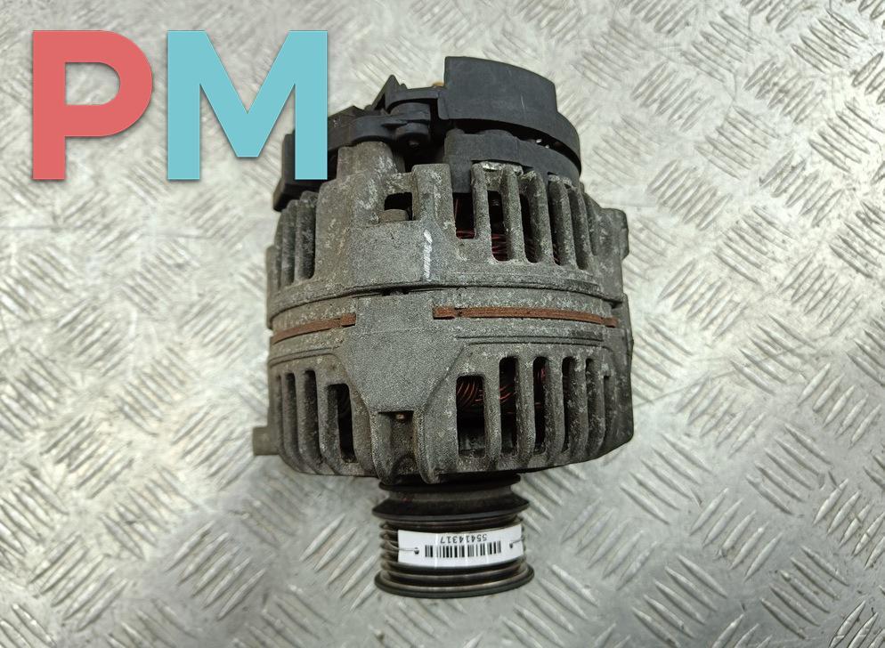 генератор Skoda Octavia mk1 (A4 1U) 1999, 1.6 л., бензин, МКПП, красный, универсал, 028903028C, 0124315003 - фото №1
