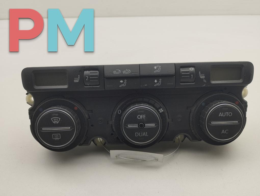 блок управления печки / климат-контроля Volkswagen Passat B6 2009, 1.4 л., бензин, МКПП, чёрный, универсал, 3C0907044DK - фото №1