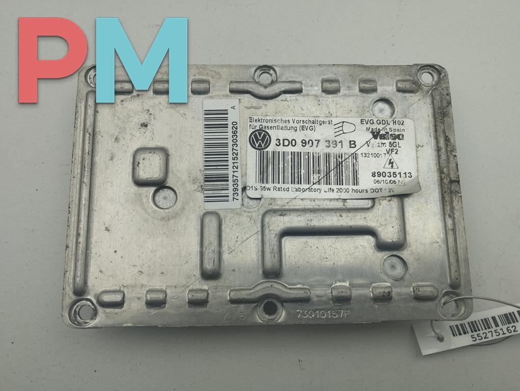 блок розжига ксенона Volkswagen Passat B6 2005, 2.0 л., бензин, АКПП, чёрный, универсал, 3D0907391B - фото №1