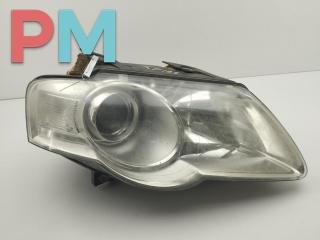 фара правая Volkswagen Passat B6 2006, 2.0 л., дизель, МКПП, чёрный, универсал, 3C0941006Q