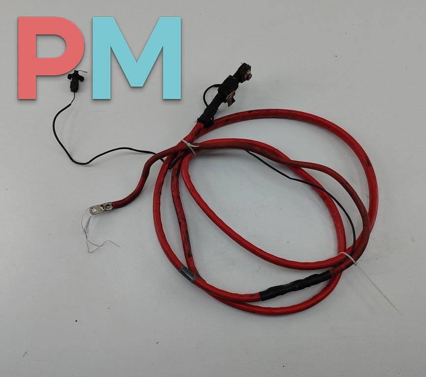 плюсовой провод аккумулятора BMW 5 серия E60/E61 2004, 2.2 л., бензин, АКПП, серый, седан - фото №1