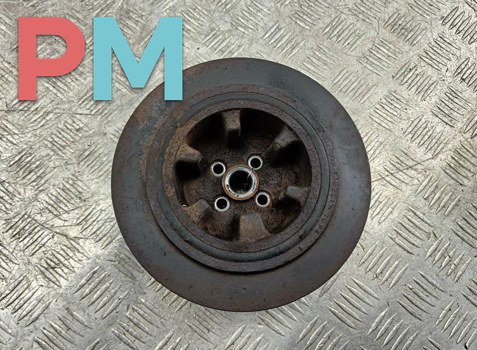 шкив коленвала Volkswagen Transporter T4 1994, 2.4 л., дизель, МКПП, зелёный, микроавтобус, 074105251K - фото №1