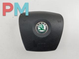 подушка безопасности водителя Skoda Octavia mk2 (A5 1Z) 2005, 1.9 л., дизель, МКПП, чёрный, универсал, 1Z0880201Q