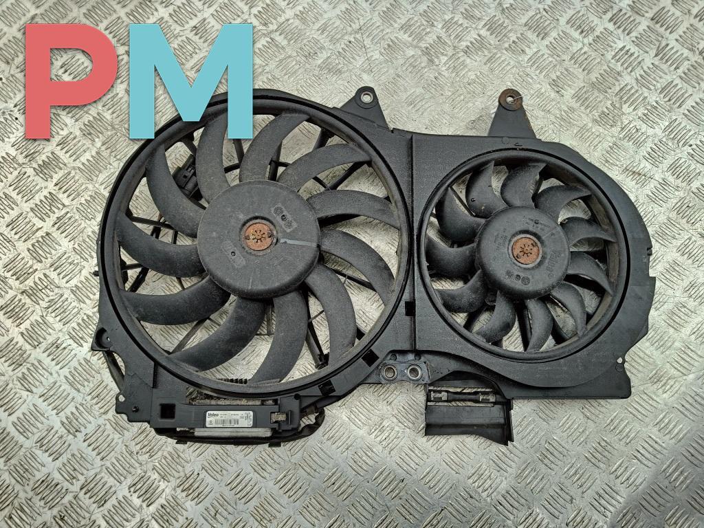 вентилятор радиатора Audi A4 B7 2005, 2.0 л., дизель, АКПП, синий, универсал, 8E0121205AB - фото №1