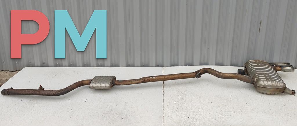 глушитель BMW 3 серия E90/E91/E92/E93 2006, 3.0 л., дизель, АКПП, чёрный, седан - фото №1