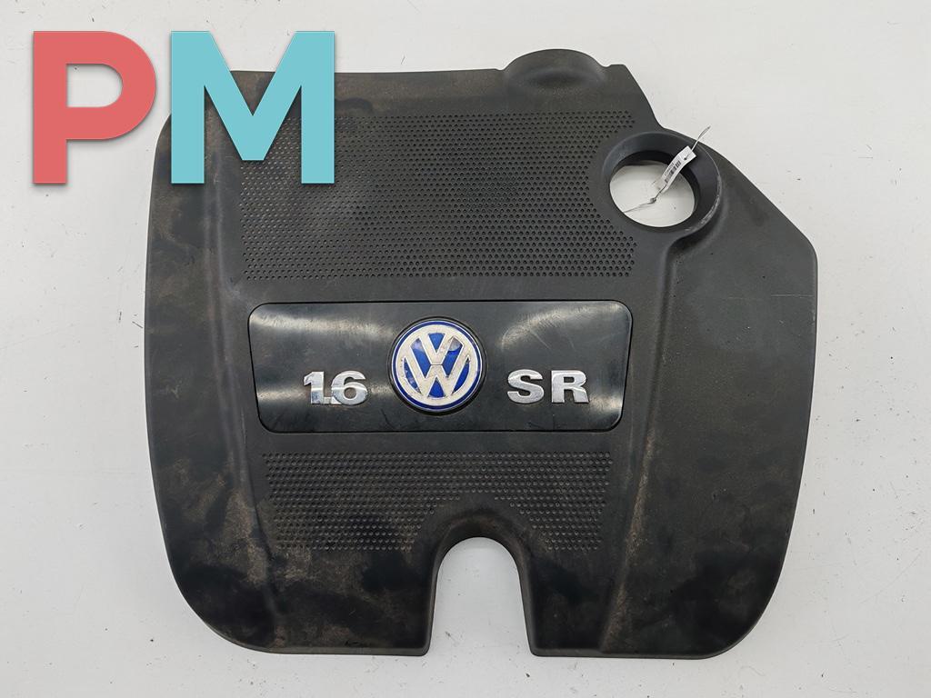 декоративная крышка двигателя Volkswagen Golf 4 поколение 1999, 1.6 л., бензин, АКПП, серый, хетчбэк 3 дв., 06A103925AL - фото №1