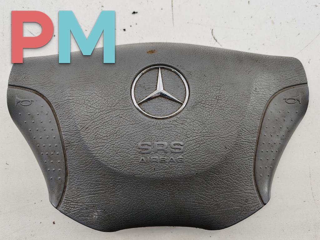 подушка безопасности водителя Mercedes-Benz Vito 2001, 2.2 л., дизель, МКПП, чёрный, микроавтобус, 16162710 - фото №1