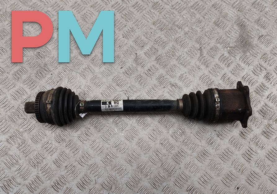 полуось передняя левая (приводной вал, ШРУС) Audi A4 B7 2005, 2.0 л., бензин, АКПП, серый, универсал, 8E0407271BG - фото №1