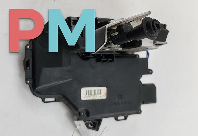 замок двери задней левой Audi A4 B6 2003, 1.9 л., дизель, МКПП, серый, седан, 8E0839015C - фото №1