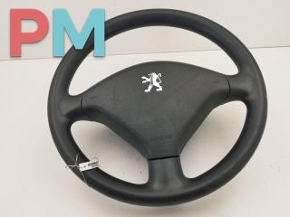 руль Peugeot 307 1 поколение [рестайлинг] 2005, 1.6 л., дизель, МКПП, чёрный, хетчбэк 5 дв., 96345022
