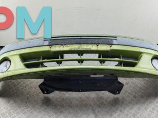 бампер передний Renault Scenic 1 поколение [рестайлинг] 2000, бензин, зелёный, минивэн, 7700428478