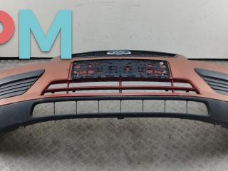 бампер передний Ford Focus 2 поколение 2006, i, бензин, красный, универсал, 4M5117757A