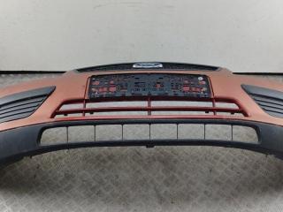 бампер передний Ford Focus 2 поколение 2006, i, бензин, красный, универсал, 4M5117757A