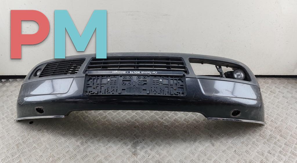 бампер передний Audi A6 4B/C5 1998, бензин, синий, седан, 4B0807103 - фото №1
