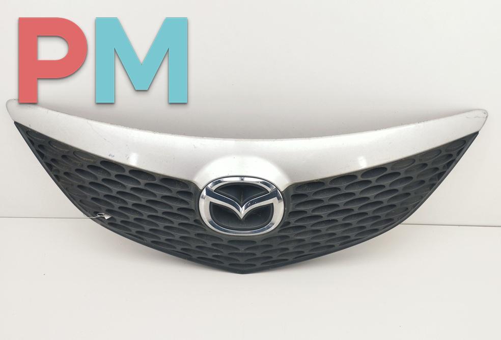решетка радиатора Mazda 3 BK 2003, серый, хетчбэк 5 дв., BP4L501U1 - фото №1