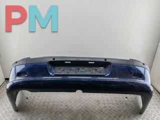 бампер задний Peugeot 607 1 поколение 2002, синий, седан