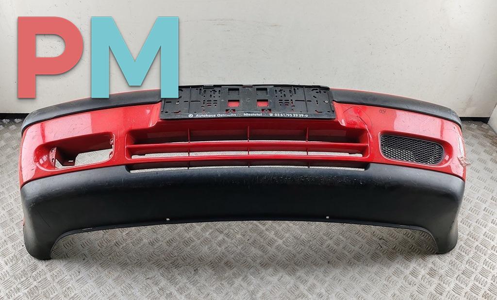 бампер передний Skoda Octavia mk1 (A4 1U) 1999, бензин, красный, универсал, 1U0807211 - фото №1