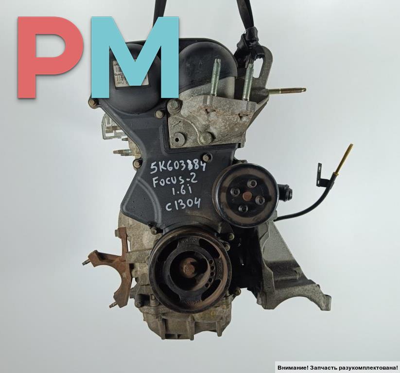 двигатель Ford Focus 2 поколение 2005, 1.6 л., i, бензин, МКПП, HWDA - фото №1