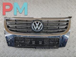 решетка радиатора Volkswagen Touran 1 поколение [рестайлинг] 2007, серый, минивэн, 1T0853651G