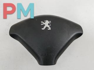 подушка безопасности водителя Peugeot 307 1 поколение 2002, 1.6 л., бензин, МКПП, чёрный, универсал, 96345028ZR