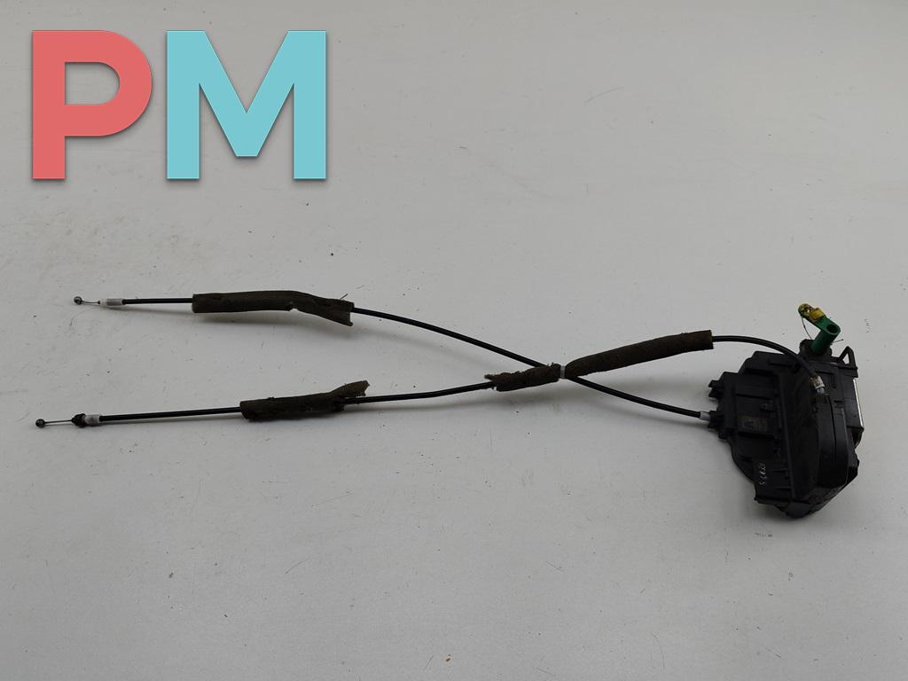 замок двери передней левой Nissan Pathfinder R51 2005, 2.5 л., дизель, АКПП, синий, внедорожник 5 дв. - фото №1