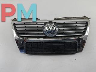 решетка радиатора Volkswagen Passat B6 2005, чёрный, универсал, 3C0853651D