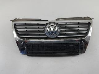 решетка радиатора Volkswagen Passat B6 2005, чёрный, универсал, 3C0853651D