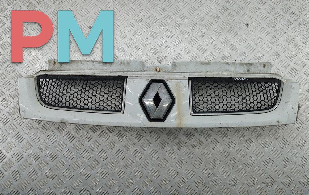 решетка радиатора Renault Trafic 2 поколение 2003, белый, микроавтобус, 91165273 - фото №1