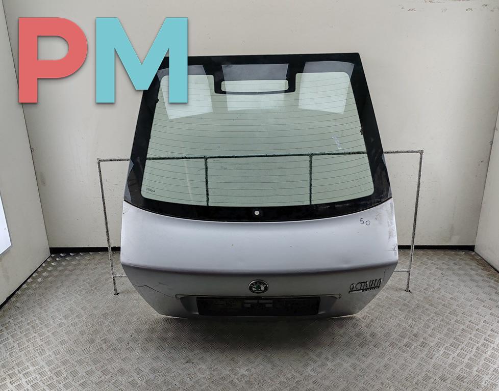 крышка багажника Skoda Octavia mk1 (A4 1U) 2004, серый, хетчбэк 5 дв. - фото №1