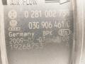 Расходомер (измеритель потока воздуха) Volkswagen Passat B6 2009, 2.0 л., дизель, АКПП, серый, универсал, 03G906461C - фото №3