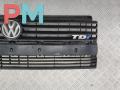 решетка радиатора Volkswagen Transporter T4 2000, белый, микроавтобус, 701853653 - фото №2
