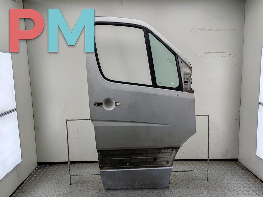 дверь сдвижная Volkswagen Crafter 1 поколение 2007, белый, микроавтобус - фото №1
