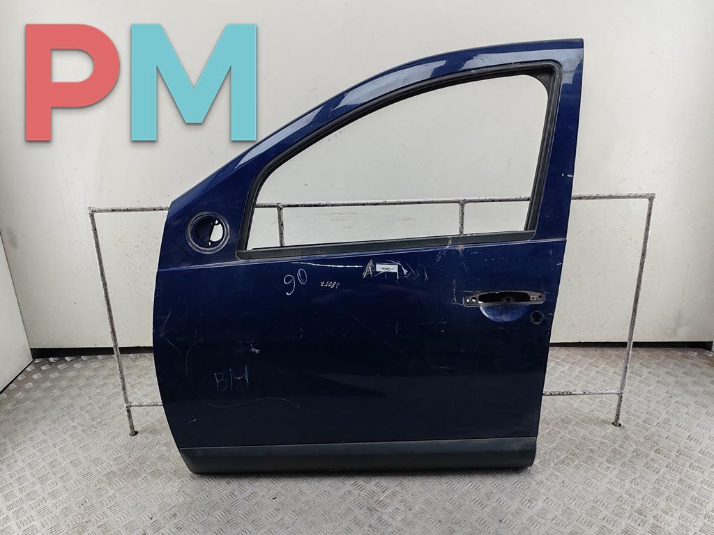 дверь сдвижная Dacia (Renault) Sandero I 2009, синий, хетчбэк 5 дв. - фото №1