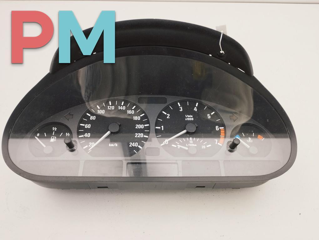 приборная панель BMW 3 серия E46 2000, 1.9 л., бензин, МКПП, синий, седан - фото №1