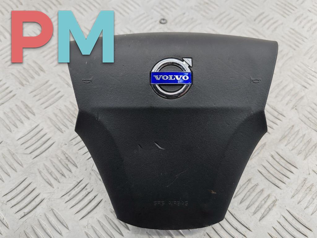 подушка безопасности водителя Volvo C70 2 поколение 2008, 2.5 л., бензин, АКПП, серый, кабриолет, 6100233A00 - фото №1