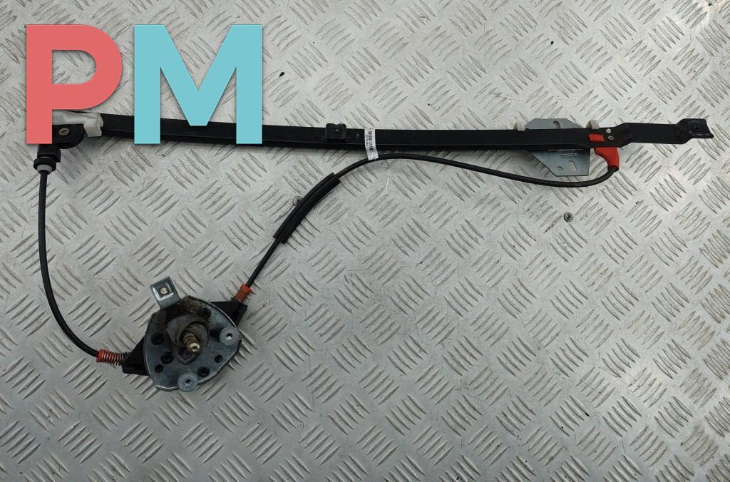 стеклоподъемник передний правый Volkswagen Transporter T4 1997, 2.4 л., дизель, МКПП, белый, микроавтобус, 701837502F - фото №1