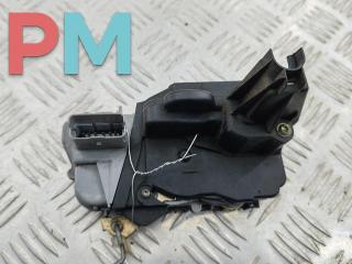замок двери передней правой Peugeot 307 1 поколение 2003, 1.6 л., бензин, МКПП, красный, универсал