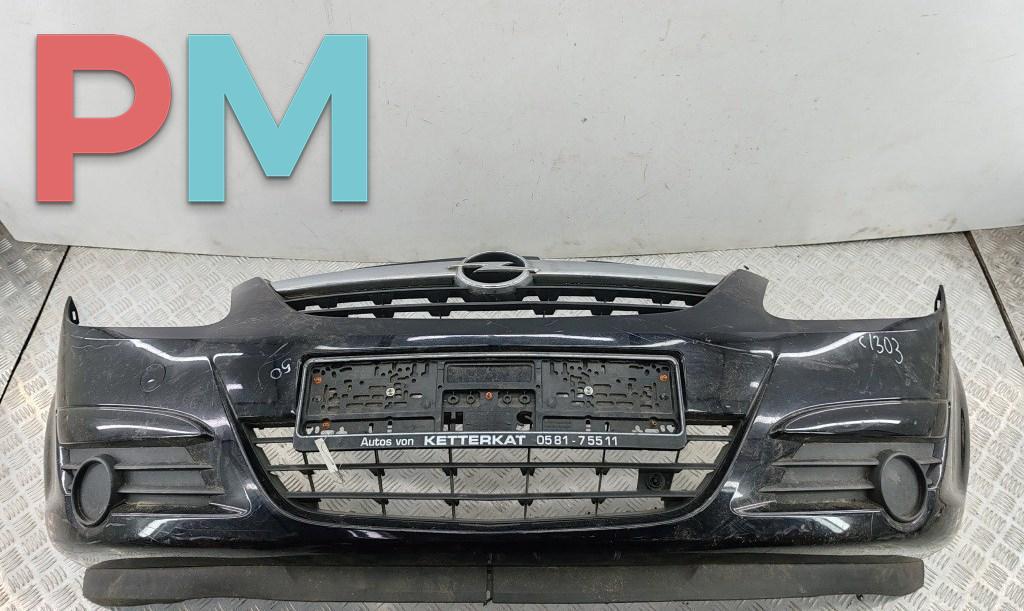бампер передний Opel Corsa D 2009, бензин, чёрный, хетчбэк 3 дв., 13273522 - фото №1