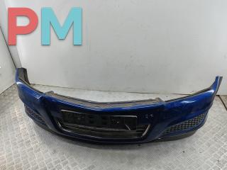 бампер передний Opel Astra H/Family [рестайлинг] 2007, бензин, синий, универсал, 13225746