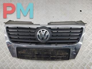 решетка радиатора Volkswagen Passat B6 2006, чёрный, универсал, 3C0853651